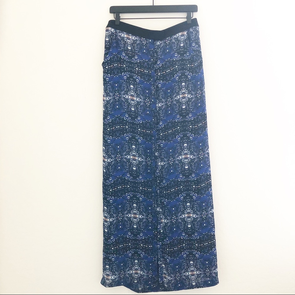A.L.C Blue Maxi Silk Skirt size 2
